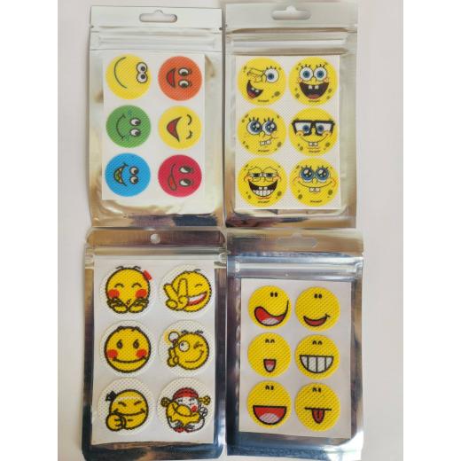 Забавни лепенки против комари – защита с усмивка 6 броя