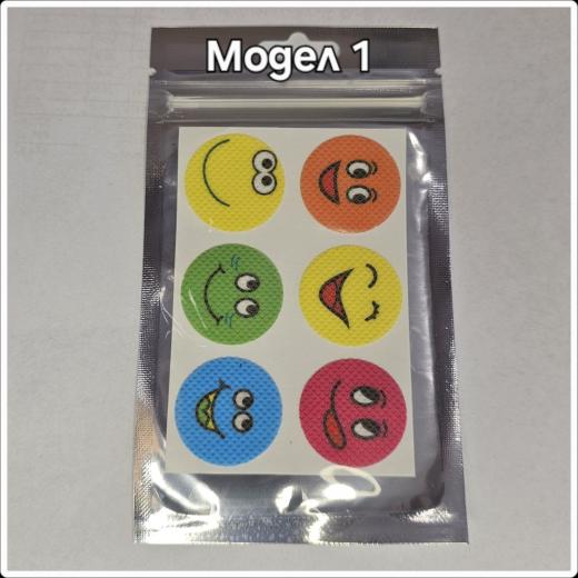 Забавни лепенки против комари – защита с усмивка 6 броя